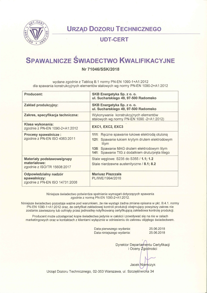 welding certificate qualification